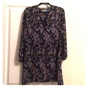 Skies are blue long sleeve tunic dress